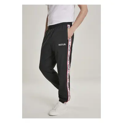 Mr. Tee Hustler Tape Track Pants black