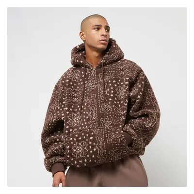 Pulcsi Karl Kani Metal Signature Teddy Os Hoodie brown