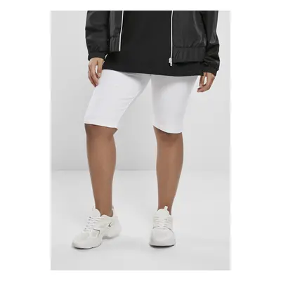 Urban Classics Ladies High Waist Cycle Shorts white