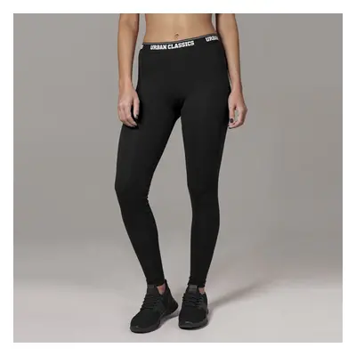 Urban Classics Ladies Logo Leggings black