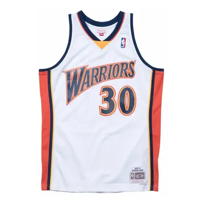 Mitchell & Ness Golden State Warriors #30 Stephen Curry Swingman Jersey white