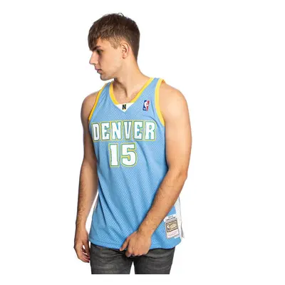 Mitchell & Ness Denver Nuggets #15 Carmelo Anthony royal Swingman Jersey