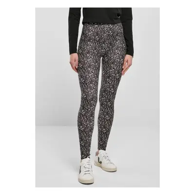 Urban Classics Ladies Soft AOP Leggings blackline