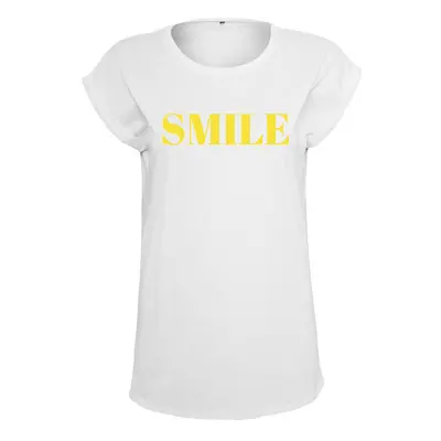 Mr. Tee Ladies Smile Tee white