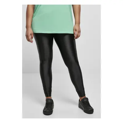 Urban Classics Ladies Highwaist Shiny Metallic Leggings black