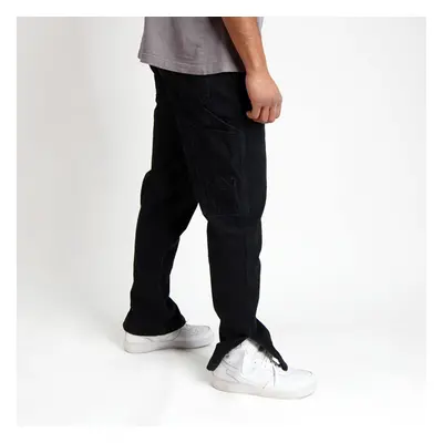 Nadrág Karl Kani Retro Slit Denim Pants Black