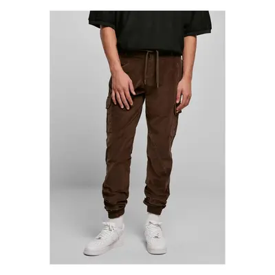 Urban Classics Corduroy Cargo Jogging Pants darkolive