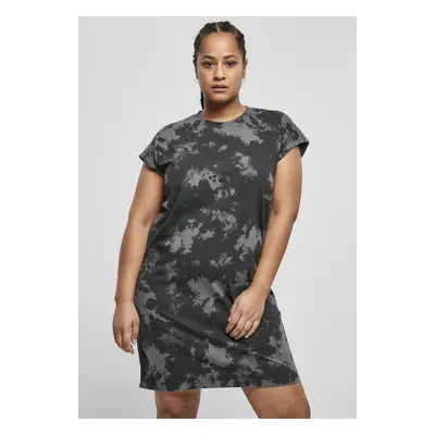 Urban Classics Ladies Bleached Dress black/grey