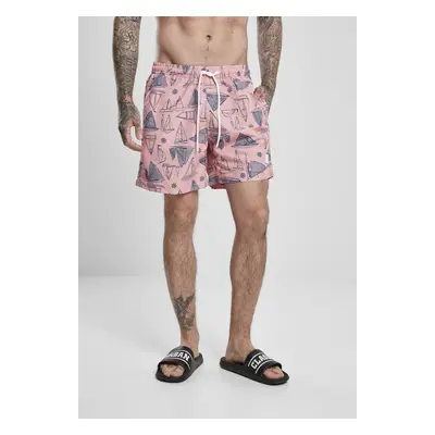 Urban Classics Pattern Swim Shorts yacht aop