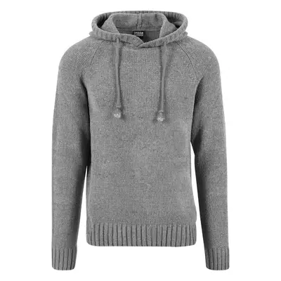 Urban Classics Chenille Hooded Sweater grey