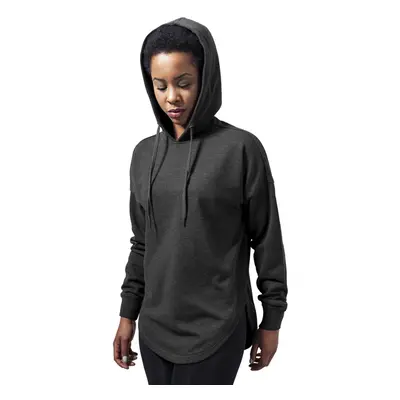 Pulóver Urban Classics Ladies Oversized Terry Hoody charcoal