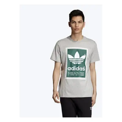 Férfi Pólo Adidas Filled Label Tee Grey