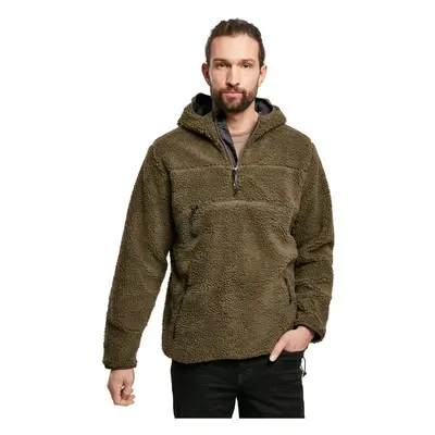 Brandit Teddyfleece Worker Pullover Jacket olive