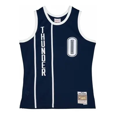 Mitchell & Ness Oklahoma City Thunder #0 Russell Westbrook Alternate Jersey navy