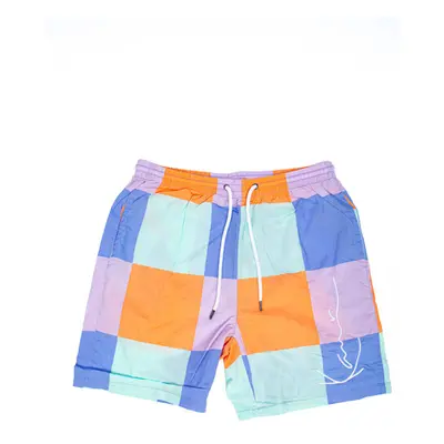 Szorts Karl Kani Signature Resort Shorts blue/mint/lilac