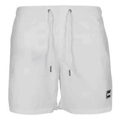 Urban Classics Block Swim Shorts white