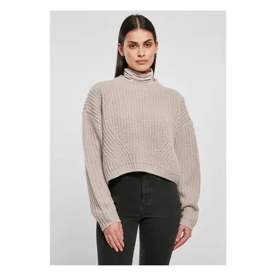 Urban Classics Ladies Wide Oversize Sweater warmgrey