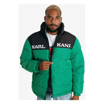 Téli dzeki Karl Kani Retro Block Reversible Puffer Jacket green/black/white