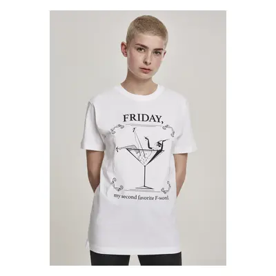 Mr. Tee Ladies F-Word Tee white