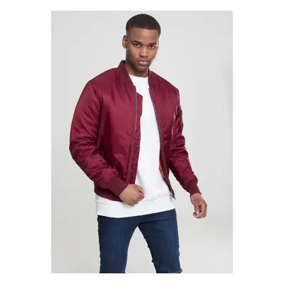 Urban Classics Basic Bomber Jacket burgundy