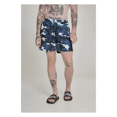 Urban Classics Camo Swimshorts blue camo