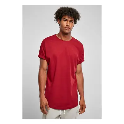 Urban Classics Long Shaped Turnup Tee brickred