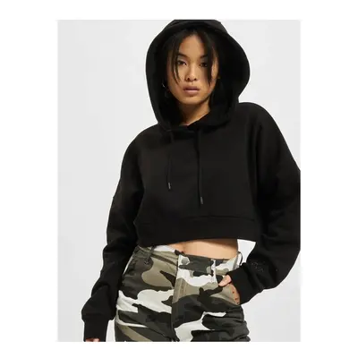 DEF Cropped Hoody black