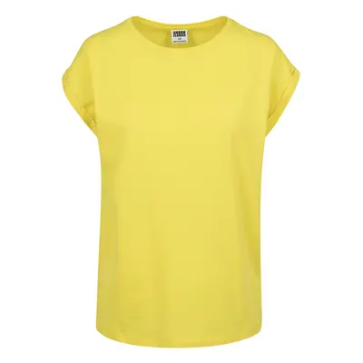 Urban Classics Ladies Extended Shoulder Tee brightyellow