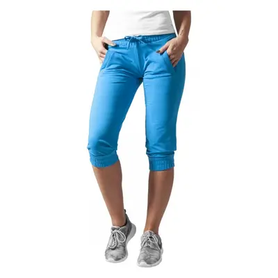 Urban Classics Ladies French Terry Capri turquoise