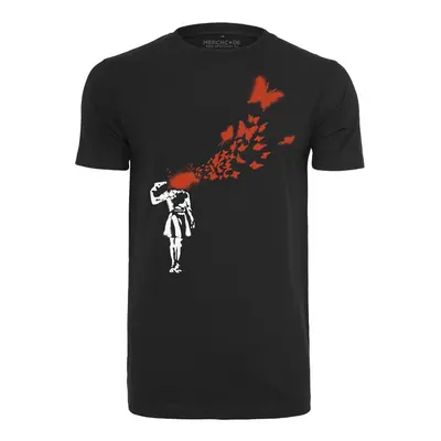 Mr. Tee Banksy Butterfly Tee black