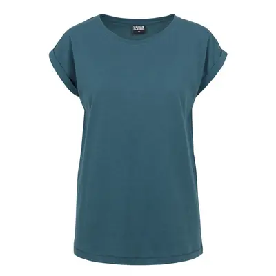 Póló Urban Classics Ladies Extended Shoulder Tee teal