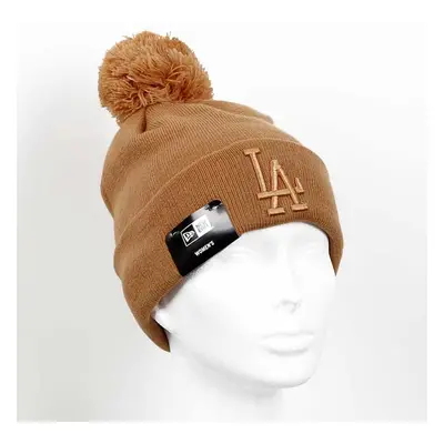 Téli Sapka New Era Womens MLB Leafgue Essential Bobble Cuff Knit Brown