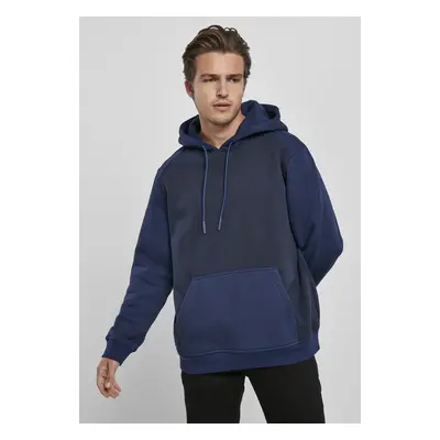 Urban Classics 2-Tone Fake Raglan Hoody midnightnavy/darkblue