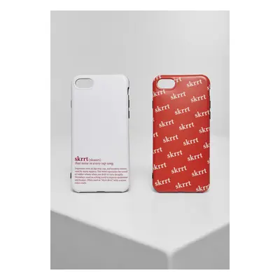 Mr. Tee Skrrt I Phone 6/7/8 Phone Case Set white/red