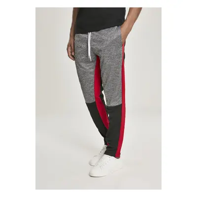 Southpole Color Block Marled Track Pants black