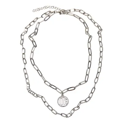 Urban Classics Love Basic Necklace silver