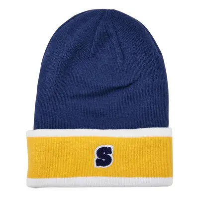 Urban Classics College Team Beanie spaceblue/californiayellow/wht