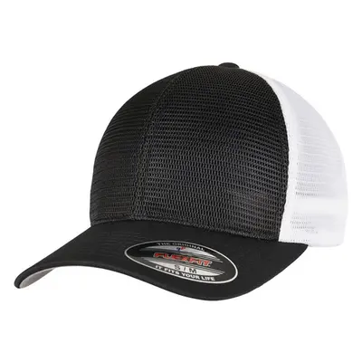 Urban Classics FLEXFIT 360 OMNIMESH CAP 2-TONE black/white