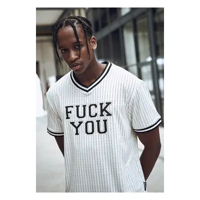 Mr. Tee Fuckyou Jersey wht/blk