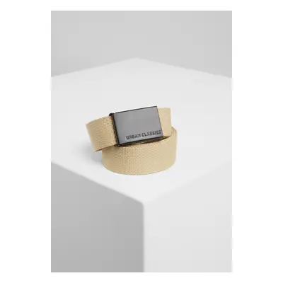 Urban Classics Canvas Belts beige/black