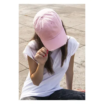 Urban Classics Low Profile Destroyed Cap pink