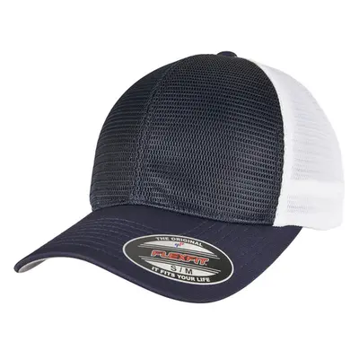 Urban Classics FLEXFIT 360 OMNIMESH CAP 2-TONE navy/white