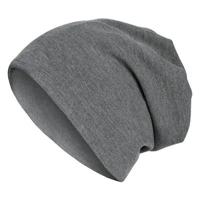 Urban Classics Rib 2in1 Beanie h.charcoal