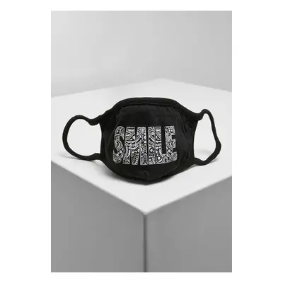 Mr. Tee Smile Face Mask black