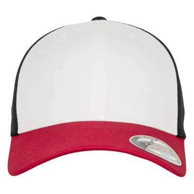 Urban Classics 3-Tone Flexfit red/white/black