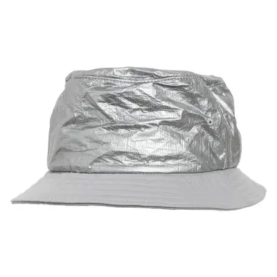 Urban Classics Crinkled Paper Bucket Hat silver