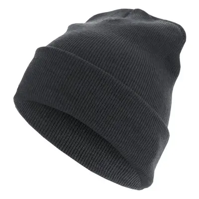 Urban Classics Beanie Basic Flap Long Version h.charcoal