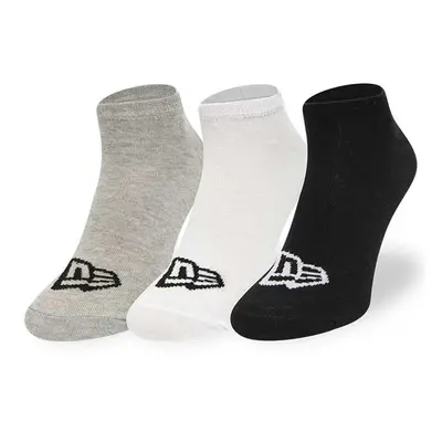 Zokni New Era Flag Flag sneaker 3pack socks White Grey Black Unisex