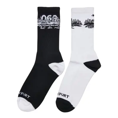 Mr. Tee Major City 069 Socks 2-Pack black/white