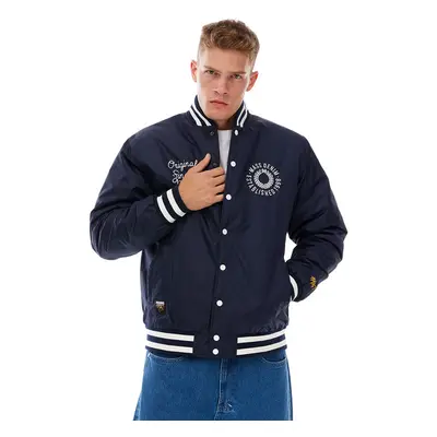 Mass Denim Elementary Satin Jacket navy